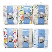 Wholesale - 60x84" PRINTED POLYESTER TABLECLOTH ASST C/P 24, UPC: 810002208614